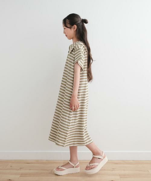 URBAN RESEARCH DOORS / アーバンリサーチ ドアーズ ワンピース | 『WEB/一部店舗限定サイズ』セーラーカラーカットワンピース(KIDS) | 詳細19