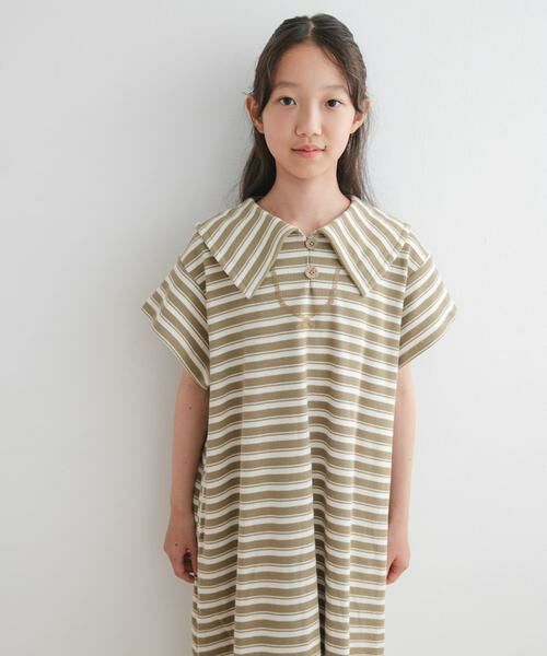 URBAN RESEARCH DOORS / アーバンリサーチ ドアーズ ワンピース | 『WEB/一部店舗限定サイズ』セーラーカラーカットワンピース(KIDS) | 詳細20