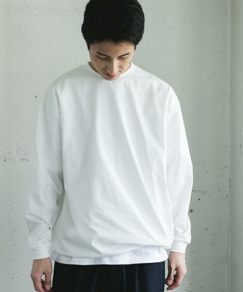 URBAN RESEARCH DOORS / アーバンリサーチ ドアーズ Tシャツ | URD Drawstring Long-Sleeve T-shirts | 詳細2