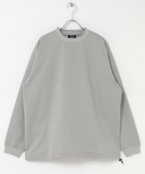URBAN RESEARCH DOORS/アーバンリサーチ ドアーズ URD Drawstring Long-Sleeve T-shirts グレー L URBAN RESEARCH DOORS/アーバンリサーチ ドアーズ URD Drawstring Long-Sleeve T-shirts グレー L