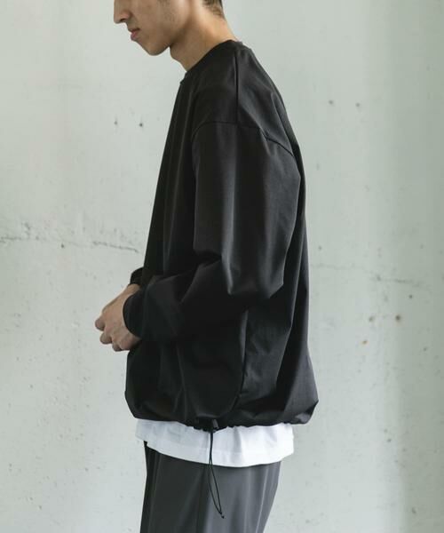 URBAN RESEARCH DOORS / アーバンリサーチ ドアーズ Tシャツ | URD Drawstring Long-Sleeve T-shirts | 詳細24