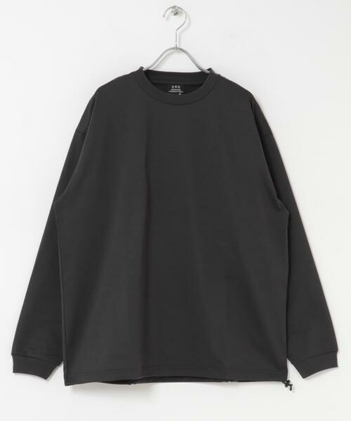 URBAN RESEARCH DOORS/アーバンリサーチ ドアーズ URD Drawstring Long-Sleeve T-shirts チャコールグレー M URBAN RESEARCH DOORS/アーバンリサーチ ドアーズ URD Drawstring Long-Sleeve T-shirts チャコールグレー M