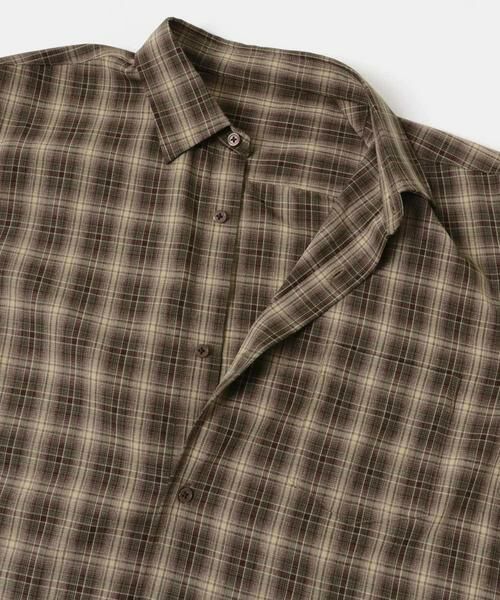 URBAN RESEARCH DOORS / アーバンリサーチ ドアーズ シャツ・ブラウス | オンブレチェックレギュラーカラーシャツ | 詳細21