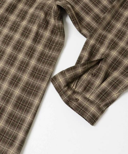 URBAN RESEARCH DOORS / アーバンリサーチ ドアーズ シャツ・ブラウス | オンブレチェックレギュラーカラーシャツ | 詳細22