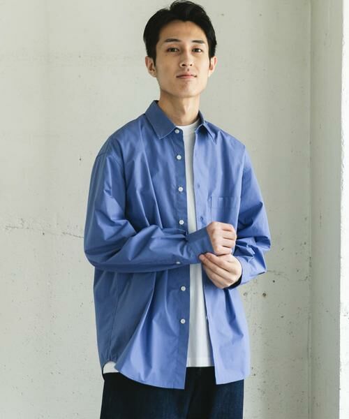 URBAN RESEARCH DOORS / アーバンリサーチ ドアーズ シャツ・ブラウス | TCブロードレギュラーカラーロングスリーブシャツ | 詳細3