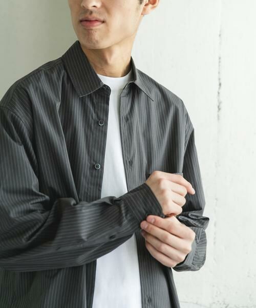 URBAN RESEARCH DOORS / アーバンリサーチ ドアーズ シャツ・ブラウス | TCブロードレギュラーカラーロングスリーブシャツ | 詳細17