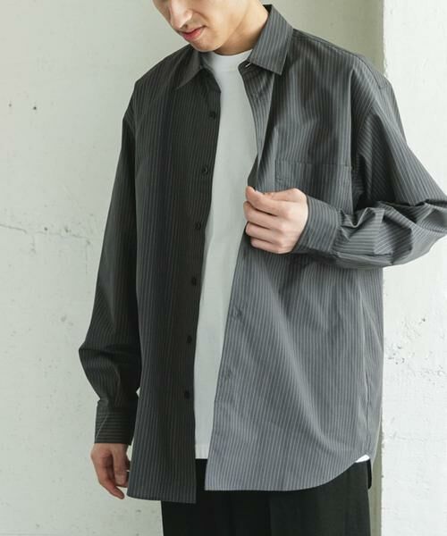 URBAN RESEARCH DOORS / アーバンリサーチ ドアーズ シャツ・ブラウス | TCブロードレギュラーカラーロングスリーブシャツ | 詳細18