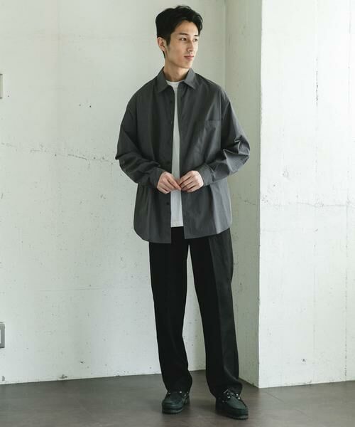 URBAN RESEARCH DOORS / アーバンリサーチ ドアーズ シャツ・ブラウス | TCブロードレギュラーカラーロングスリーブシャツ | 詳細19