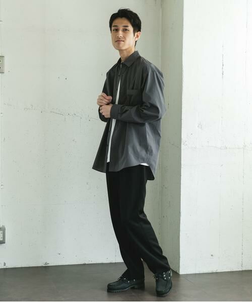 URBAN RESEARCH DOORS / アーバンリサーチ ドアーズ シャツ・ブラウス | TCブロードレギュラーカラーロングスリーブシャツ | 詳細20