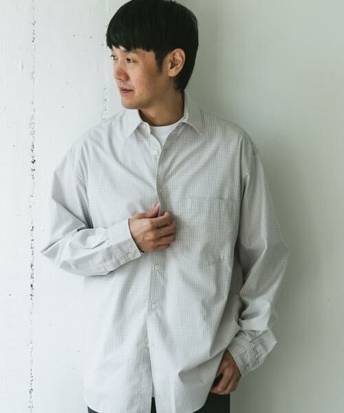 URBAN RESEARCH DOORS / アーバンリサーチ ドアーズ シャツ・ブラウス | TCブロードレギュラーカラーロングスリーブシャツ | 詳細23