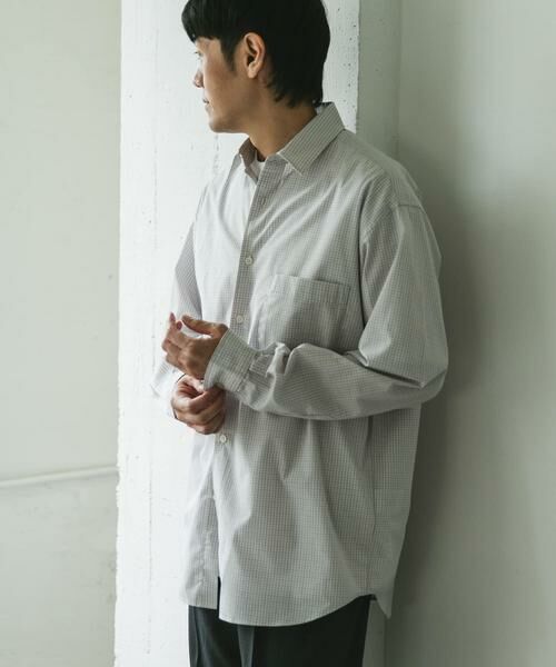 URBAN RESEARCH DOORS / アーバンリサーチ ドアーズ シャツ・ブラウス | TCブロードレギュラーカラーロングスリーブシャツ | 詳細24