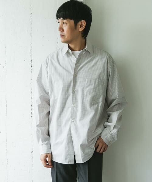 URBAN RESEARCH DOORS / アーバンリサーチ ドアーズ シャツ・ブラウス | TCブロードレギュラーカラーロングスリーブシャツ | 詳細25
