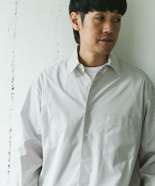 URBAN RESEARCH DOORS / アーバンリサーチ ドアーズ シャツ・ブラウス | TCブロードレギュラーカラーロングスリーブシャツ | 詳細26