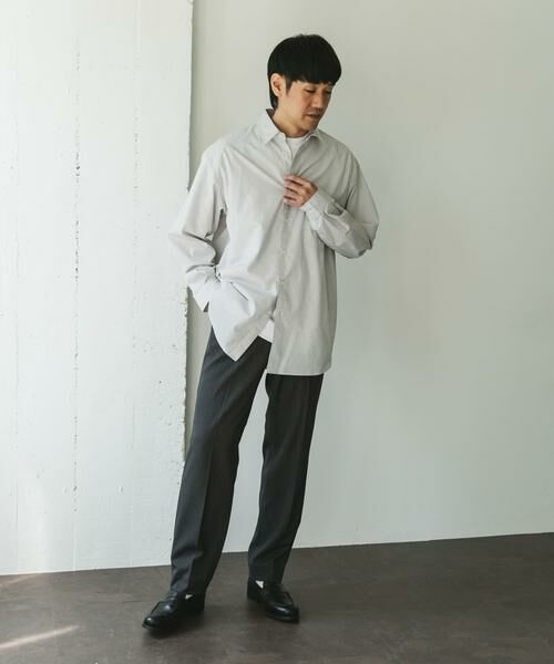 URBAN RESEARCH DOORS / アーバンリサーチ ドアーズ シャツ・ブラウス | TCブロードレギュラーカラーロングスリーブシャツ | 詳細27