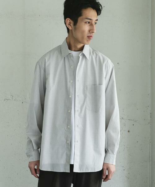 URBAN RESEARCH DOORS / アーバンリサーチ ドアーズ シャツ・ブラウス | TCブロードレギュラーカラーロングスリーブシャツ | 詳細29