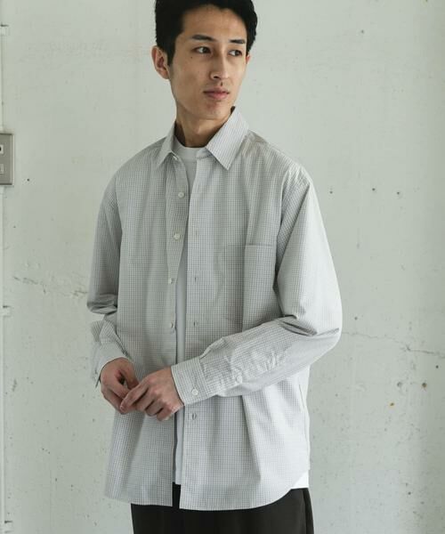 URBAN RESEARCH DOORS / アーバンリサーチ ドアーズ シャツ・ブラウス | TCブロードレギュラーカラーロングスリーブシャツ | 詳細30