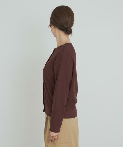 URBAN RESEARCH DOORS / アーバンリサーチ ドアーズ カーディガン・ボレロ | タックフライスカーディガン | 詳細10
