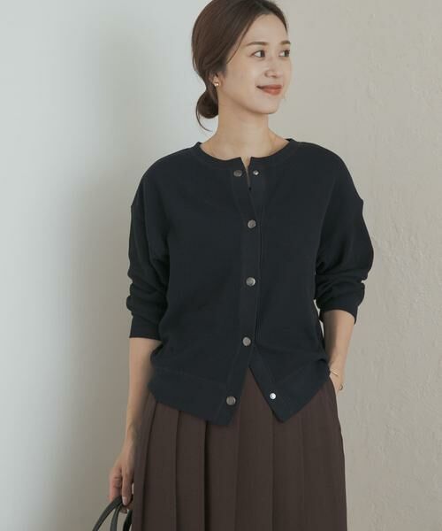 URBAN RESEARCH DOORS / アーバンリサーチ ドアーズ カーディガン・ボレロ | タックフライスカーディガン | 詳細14