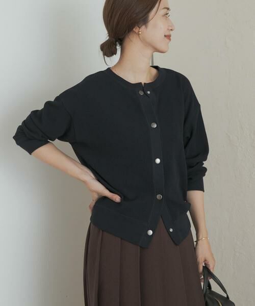 URBAN RESEARCH DOORS / アーバンリサーチ ドアーズ カーディガン・ボレロ | タックフライスカーディガン | 詳細16