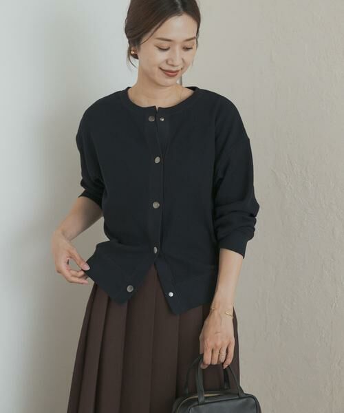 URBAN RESEARCH DOORS / アーバンリサーチ ドアーズ カーディガン・ボレロ | タックフライスカーディガン | 詳細17