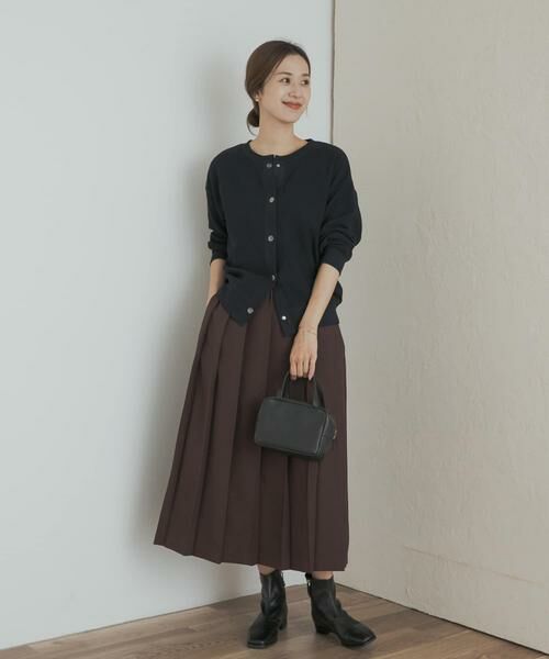 URBAN RESEARCH DOORS / アーバンリサーチ ドアーズ カーディガン・ボレロ | タックフライスカーディガン | 詳細20