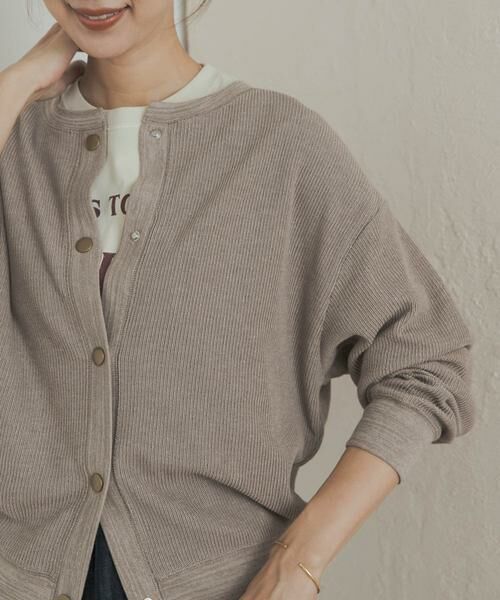 URBAN RESEARCH DOORS / アーバンリサーチ ドアーズ カーディガン・ボレロ | タックフライスカーディガン | 詳細27