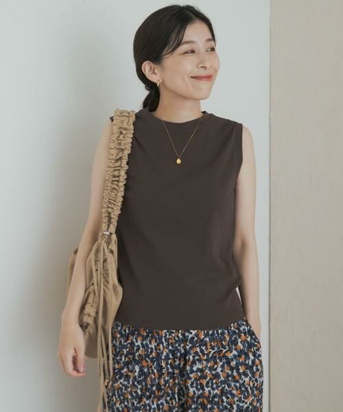 URBAN RESEARCH DOORS / アーバンリサーチ ドアーズ Tシャツ | クリアフライスノースリーブプルオーバー | 詳細1