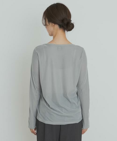 URBAN RESEARCH DOORS / アーバンリサーチ ドアーズ Tシャツ | シアーベロアプルオーバー | 詳細10