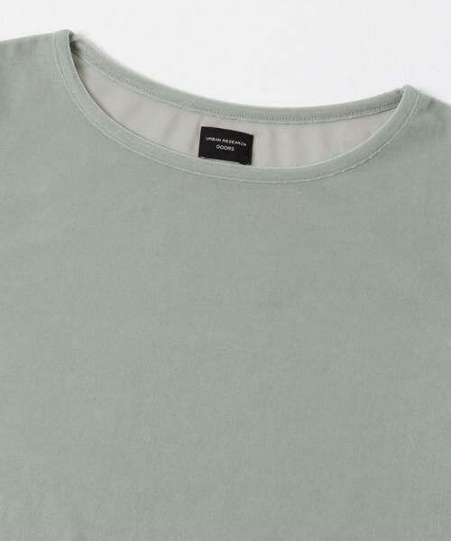 URBAN RESEARCH DOORS / アーバンリサーチ ドアーズ Tシャツ | シアーベロアプルオーバー | 詳細12