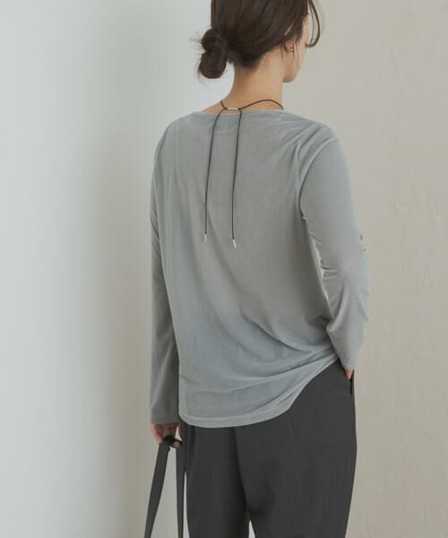 URBAN RESEARCH DOORS / アーバンリサーチ ドアーズ Tシャツ | シアーベロアプルオーバー | 詳細4