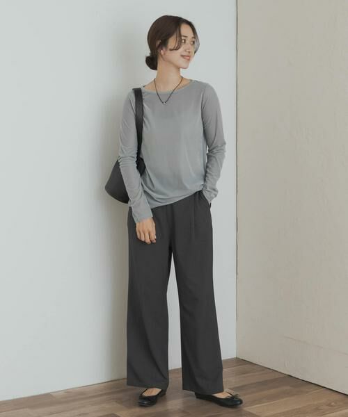 URBAN RESEARCH DOORS / アーバンリサーチ ドアーズ Tシャツ | シアーベロアプルオーバー | 詳細6