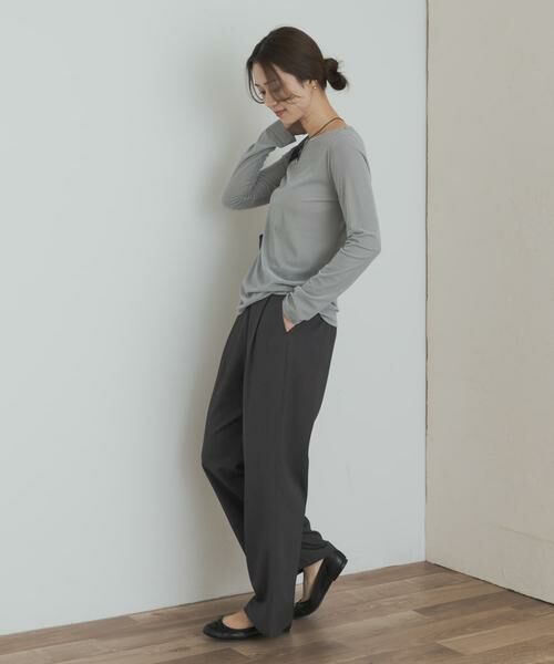 URBAN RESEARCH DOORS / アーバンリサーチ ドアーズ Tシャツ | シアーベロアプルオーバー | 詳細7