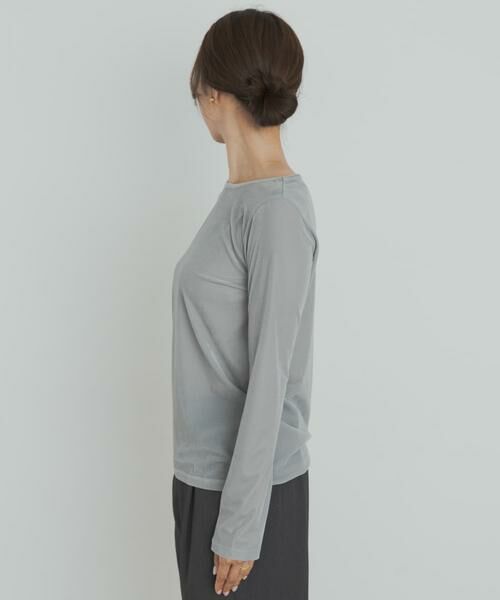 URBAN RESEARCH DOORS / アーバンリサーチ ドアーズ Tシャツ | シアーベロアプルオーバー | 詳細9