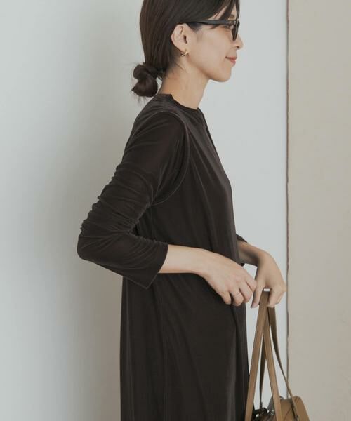 URBAN RESEARCH DOORS / アーバンリサーチ ドアーズ Tシャツ | シアーベロアプルオーバー | 詳細15