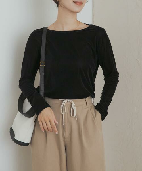 URBAN RESEARCH DOORS / アーバンリサーチ ドアーズ Tシャツ | シアーベロアプルオーバー | 詳細27