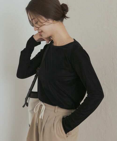 URBAN RESEARCH DOORS / アーバンリサーチ ドアーズ Tシャツ | シアーベロアプルオーバー | 詳細28