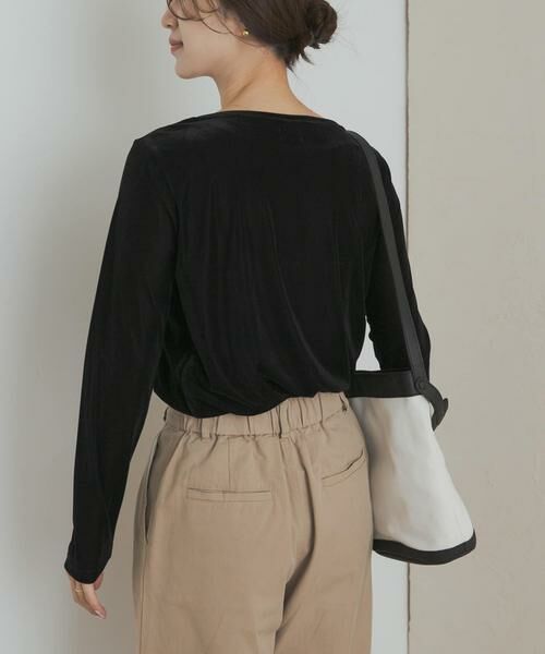 URBAN RESEARCH DOORS / アーバンリサーチ ドアーズ Tシャツ | シアーベロアプルオーバー | 詳細29