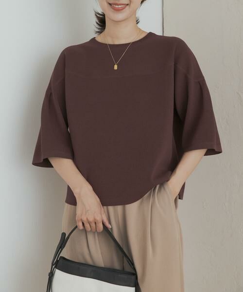 URBAN RESEARCH DOORS / アーバンリサーチ ドアーズ ニット・セーター | ダブルジャガードボートネックニット | 詳細2