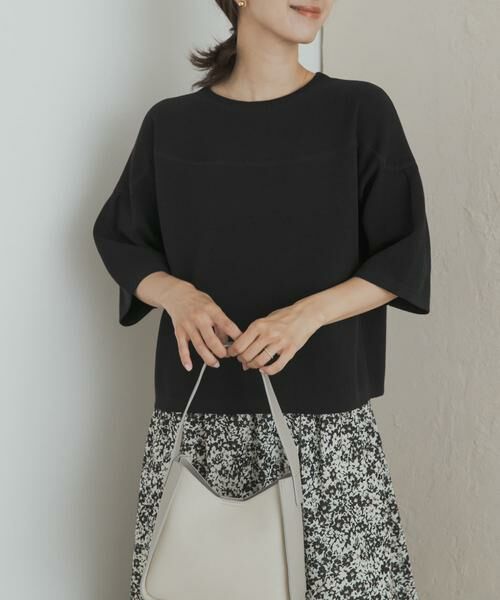 URBAN RESEARCH DOORS / アーバンリサーチ ドアーズ ニット・セーター | ダブルジャガードボートネックニット | 詳細14