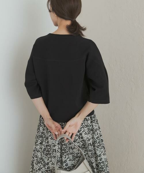 URBAN RESEARCH DOORS / アーバンリサーチ ドアーズ ニット・セーター | ダブルジャガードボートネックニット | 詳細17