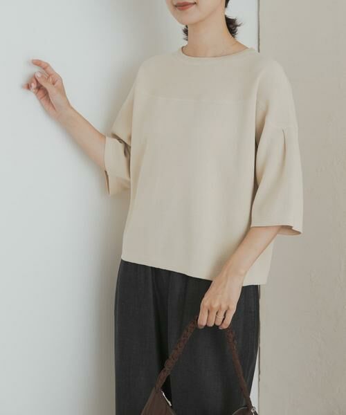 URBAN RESEARCH DOORS / アーバンリサーチ ドアーズ ニット・セーター | ダブルジャガードボートネックニット | 詳細21