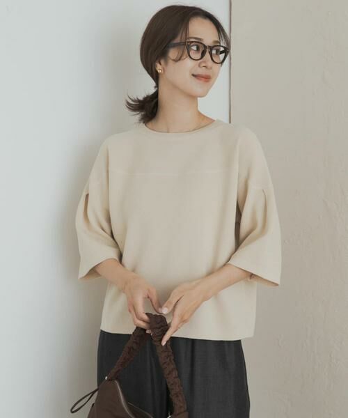 URBAN RESEARCH DOORS / アーバンリサーチ ドアーズ ニット・セーター | ダブルジャガードボートネックニット | 詳細22