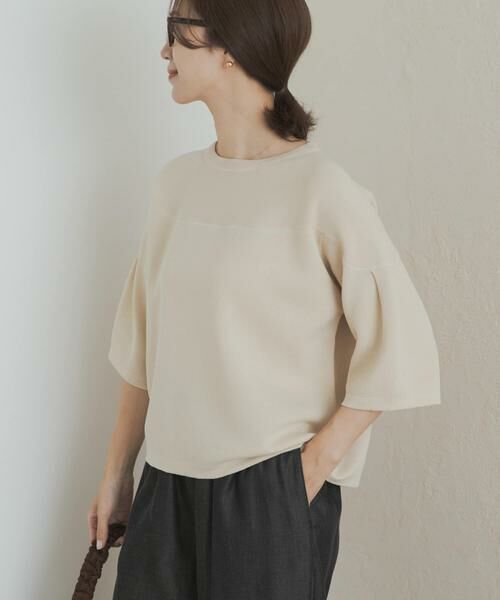 URBAN RESEARCH DOORS / アーバンリサーチ ドアーズ ニット・セーター | ダブルジャガードボートネックニット | 詳細23