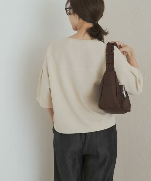 URBAN RESEARCH DOORS / アーバンリサーチ ドアーズ ニット・セーター | ダブルジャガードボートネックニット | 詳細25