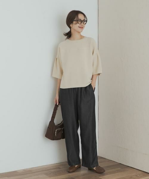 URBAN RESEARCH DOORS / アーバンリサーチ ドアーズ ニット・セーター | ダブルジャガードボートネックニット | 詳細26