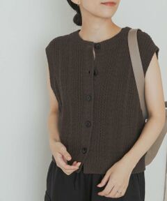 URBAN RESEARCH DOORS / アーバンリサーチ ドアーズ ベスト | ミニブークレニットベスト