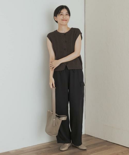 URBAN RESEARCH DOORS / アーバンリサーチ ドアーズ ベスト | ミニブークレニットベスト | 詳細6