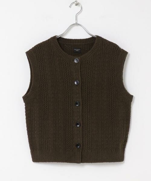 URBAN RESEARCH DOORS / アーバンリサーチ ドアーズ ベスト | ミニブークレニットベスト | 詳細7