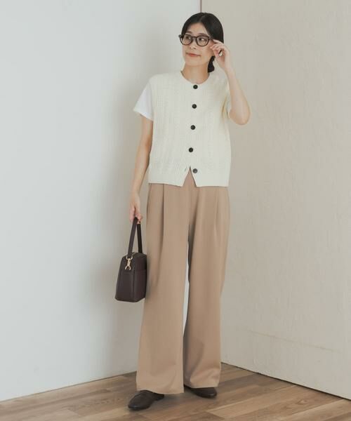 URBAN RESEARCH DOORS / アーバンリサーチ ドアーズ ベスト | ミニブークレニットベスト | 詳細18