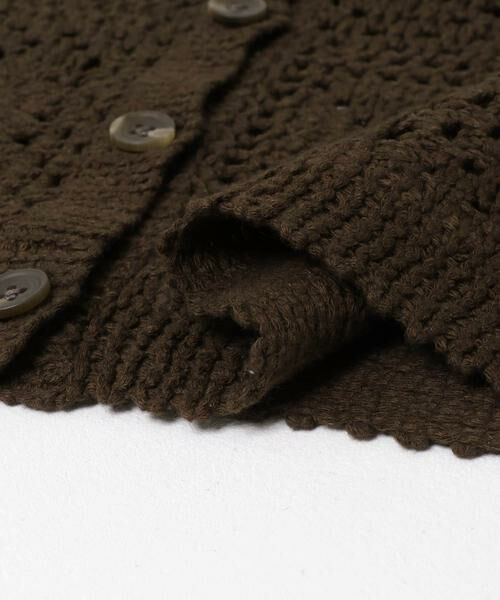 URBAN RESEARCH DOORS / アーバンリサーチ ドアーズ カーディガン・ボレロ | 『親子リンク』2WAYクロシェカーディガン | 詳細4